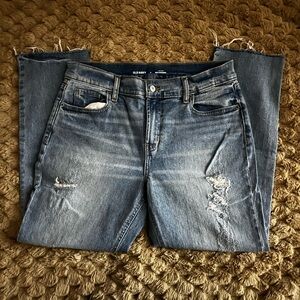 Old Navy Women's Light Blue Boyfriend Jeans